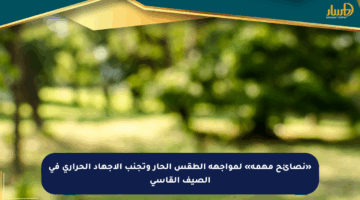 «نصائح مهمة» لمواجهة الطقس الحار وتجنب الإجهاد الحراري في الصيف القاسي